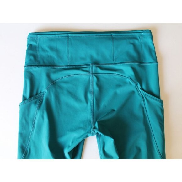 Lululemon Fast and Free Tight II 25" Non-Reflective Nulux Cyprus Size 8 - Picture 7 of 10